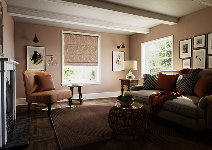 Tahiti, Mandarin - Roman Blind - Image 7